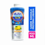 Proteína Líquida 900ml Diutin sin azúcar | Sabor naranja
