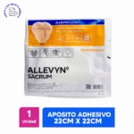 Apósito hidrocelular adhesivo Allevyn Adhesive 22cm x 22cm para cicatrización de heridas en Lima y Perú