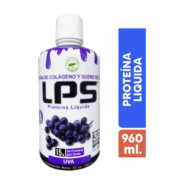 LPS proteína líquida sabor uva frasco 960 ml