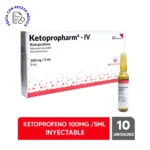 Ketoprofeno IV 100mg/5ml Ketopropharm | Solución Inyectable