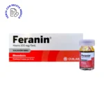 FERANIN (HIERRO 100MG/5ML) SOLUCION ORAL MONODOSIS CAJA X 5 VIALES - QUILAB