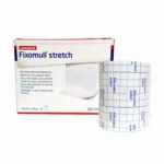 Parche adhesivo transparente Fixomull 10x10 BSN Medical, film adhesivo médico impermeable para fijación de apósitos