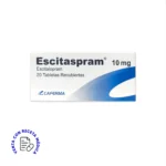 ESCITALOPRAM 10MG - ESCITASPRAM- CAJA X 20 TABLETAS - CAFERMA