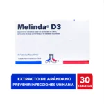 MELINDA D3 - 30 TABLETAS- PARA PREVENIR INFECCIONES URINARIAS