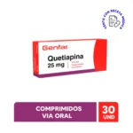 QUETIAPINA 25 MG CAJA X 30 COMPRIMIDOS - GENFAR