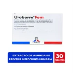 UROBERRY FEM 30 UNIDADES TABLETAS - LAFAGE