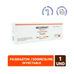 FILGRASTIM 30MCG/ML (NEUGRAST)- INYECTABLE
