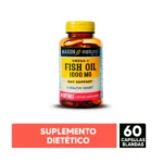 OMEGA 3 FISH OIL 1000MG X 60 CAP BLANDAS - MASON NATURAL