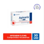 APIXABAN 5,0 MG (APIXARIS) - CAJA X 30 - PRECIO X UNIDAD
