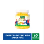 GOMITAS DE ZINC KIDS - SABOR PIÑA -NATULAB